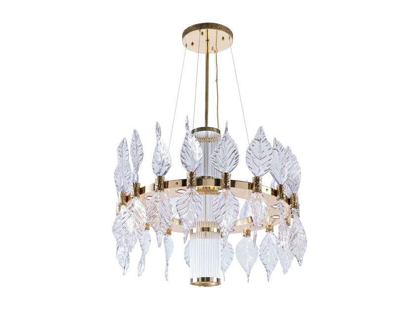 BADARI
GLIMMER
LED glass and brass chandelier