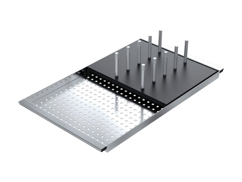 Barazza
1CIFX
Stainless steel perforated bowl cover with removable HPL draining rack