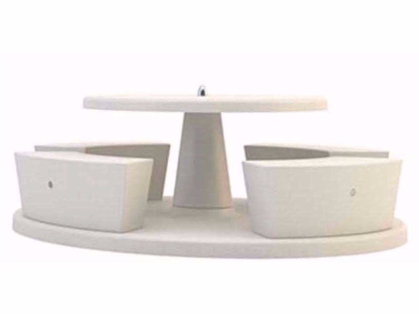 Bellitalia
ICARO
Round picnic table with integrated benches