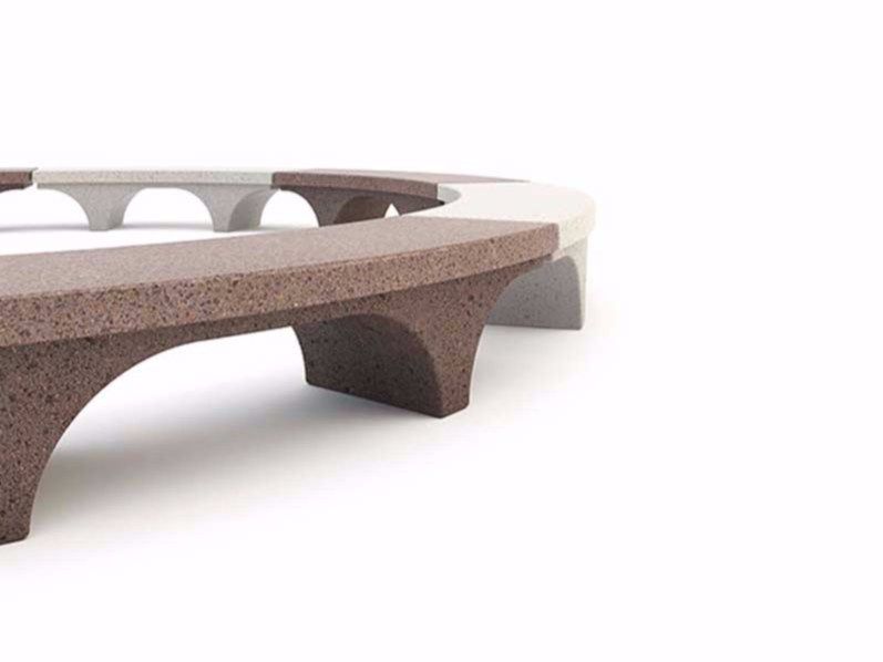 Bellitalia
ROMANA
Curved backless bench