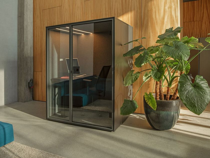 Berlin Acoustics
BERLIN ACOUSTICS WORK
Acoustic office pod with Integrated Lighting