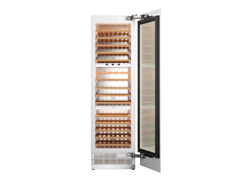Bertazzoni RWC60S5TPNS - Винный холодильник с встроенными светильниками и стеклянной дверцей