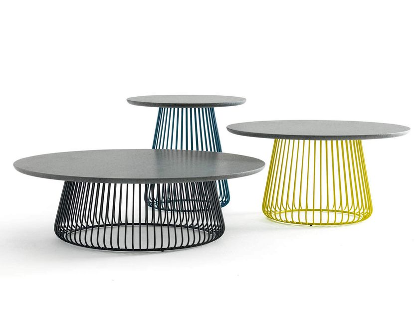 BertO
CARL
Stainless steel garden side table with Lava Stone top