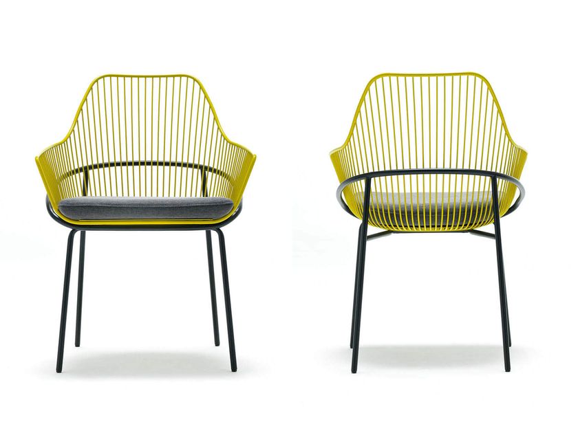 BertO
JACKIE
Stainless steel garden chair with armrests