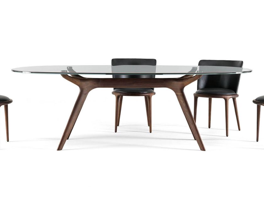 BertO
STIV
Oval wood and glass table