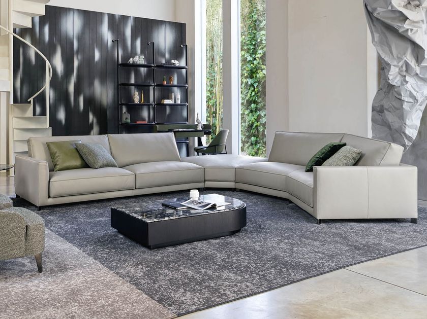 BertO
TOMMY
Corner curved leather sofa