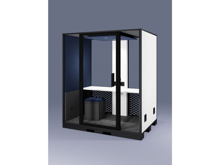 Blabla-Cube
CHEF D'ATELIER INDUS
Acoustic office pod with Integrated Lighting