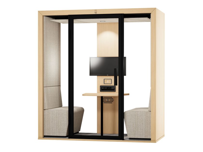 Blabla-Cube
DUO
Multi-person acoustic office pod with Integrated Lighting