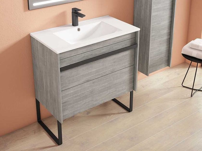 Blubbain
SET ANAIS
Single vanity unit with towel rail