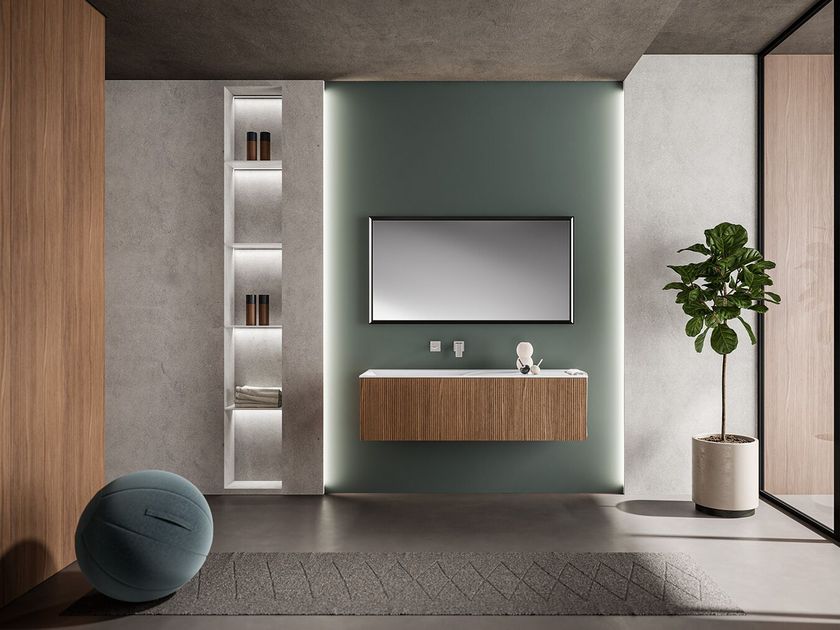 BMT
DFLY 01
Wall-mounted vanity unit with towel rail