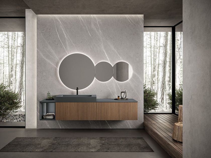 BMT
DFLY 03
Wall-mounted vanity unit with mirror