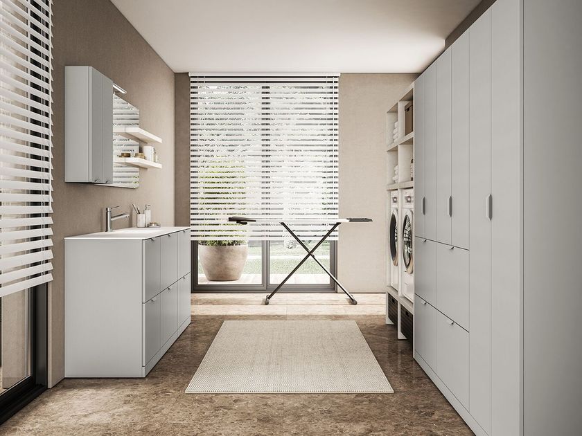 BMT
KOSMO 10
Laundry room cabinet for washing machine with mirror