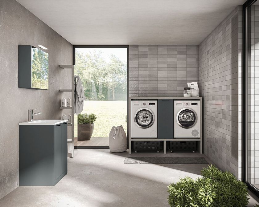 BMT
KOSMO 14
Laundry room cabinet for washing machine with hinged doors