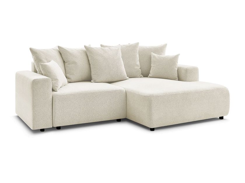 Bobochic Paris
ATILLA
Double mottled fabric sofa bed with chaise longue