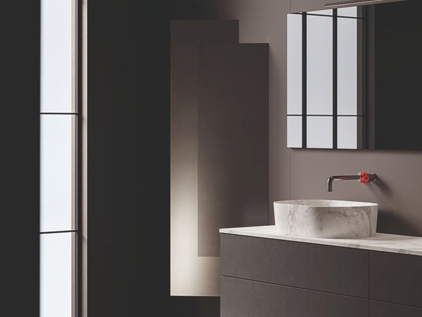 Boffi
CTLINE
Solid Surface bathroom wall cabinet with mirror