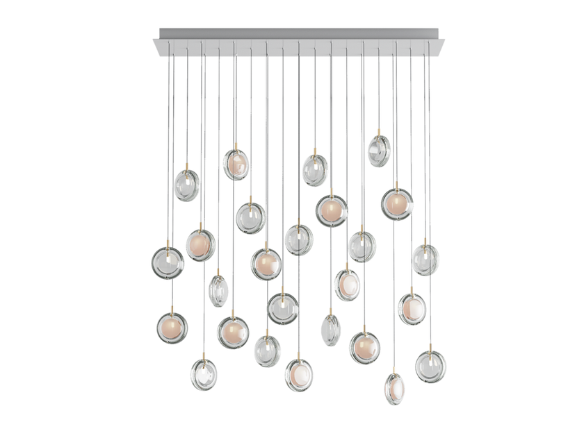 Bomma
LENS 26 RECTANGULAR
LED dimmable blown glass pendant lamp