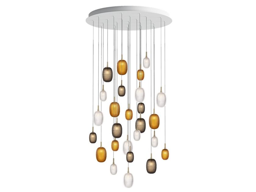Bomma
METAMORPHOSIS 26 ROUND
LED handmade blown glass pendant lamp