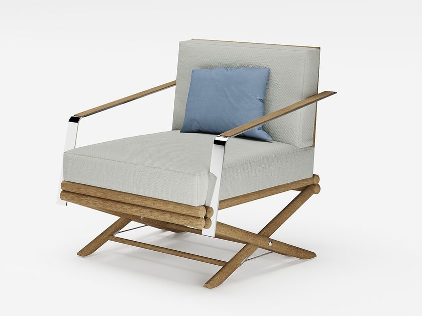 Braid
MAXIM
Teak garden armchair with armrests