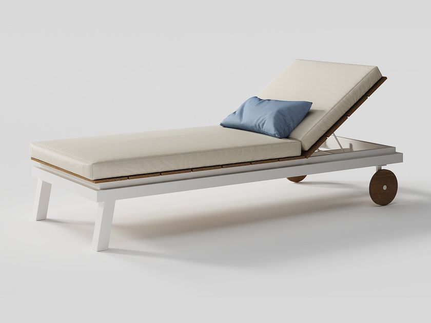 Braid
TECLA
Recliner sun lounger with castors