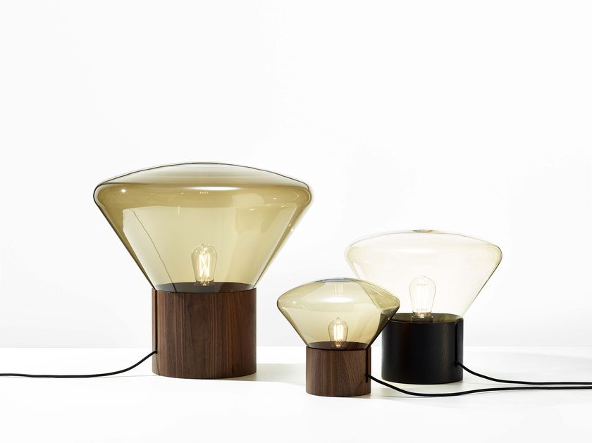 BROKIS
MUFFINS
LED wood and glass table lamp