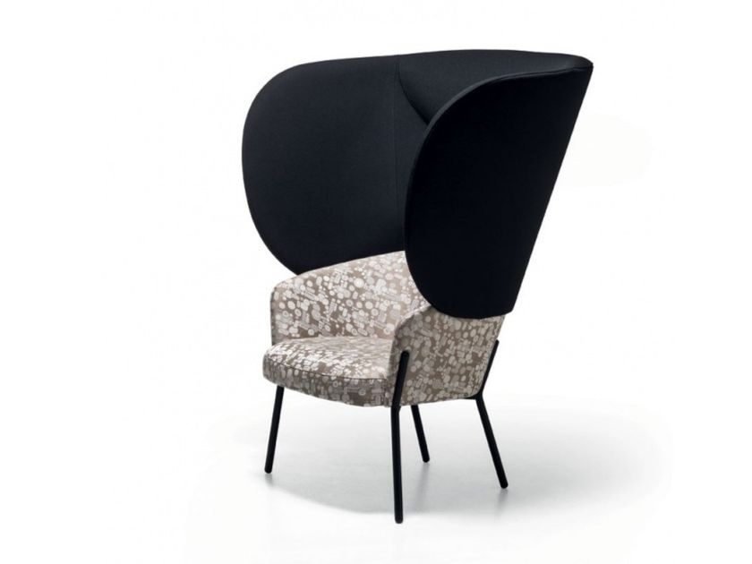 BROSS
WAM
High-back fabric armchair with armrests