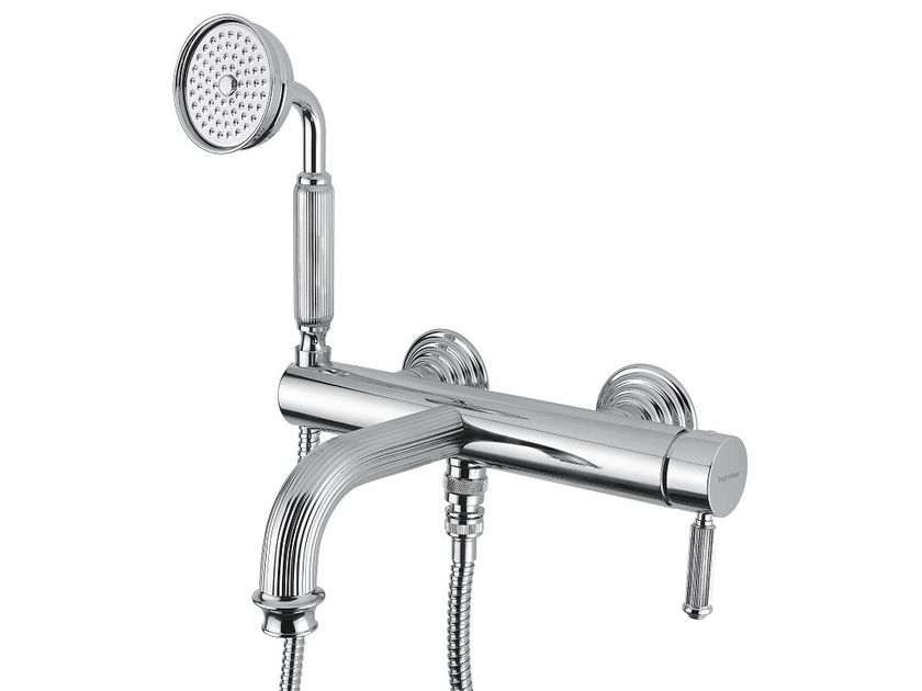 Bugnatese
ATHENA 8502
Wall-mounted chromed brass bathtub mixer
