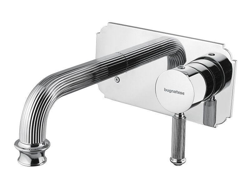 Bugnatese
ATHENA 8543
Wall-mounted chromed brass washbasin mixer