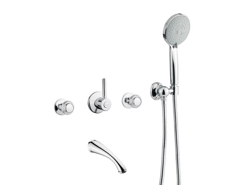 Bugnatese
AXO 618
Wall-mounted chromed brass bathtub tap