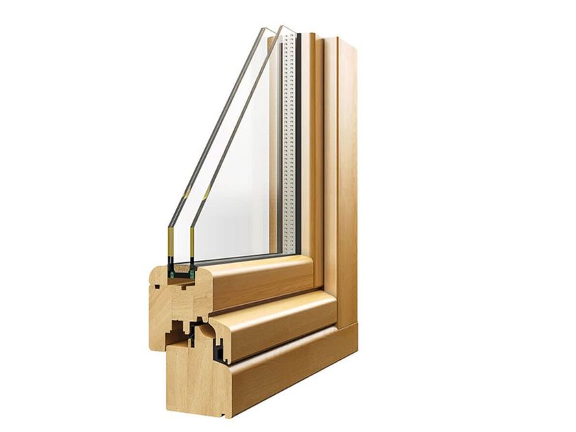 Caiframe
DUAL
Laminated wood casement window