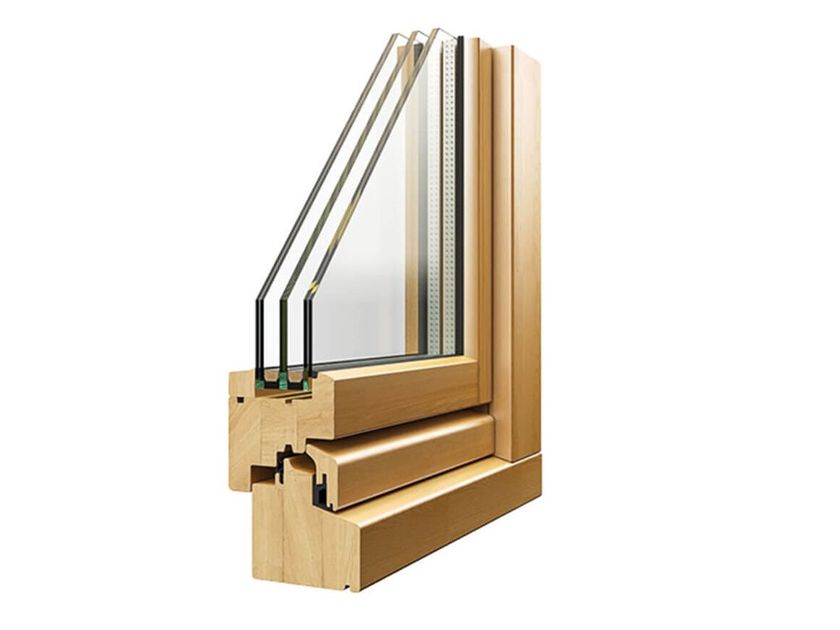 Caiframe
TERMIK 80 SLIM
Laminated wood triple glazed window