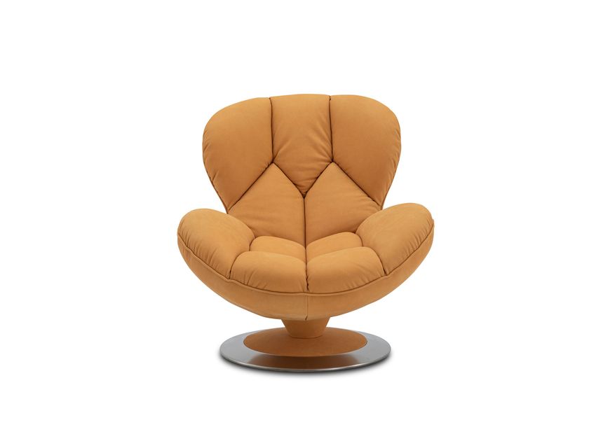 CAMPO DE' FIORI
BLOSSOM
Swivel leather armchair with pedestal base