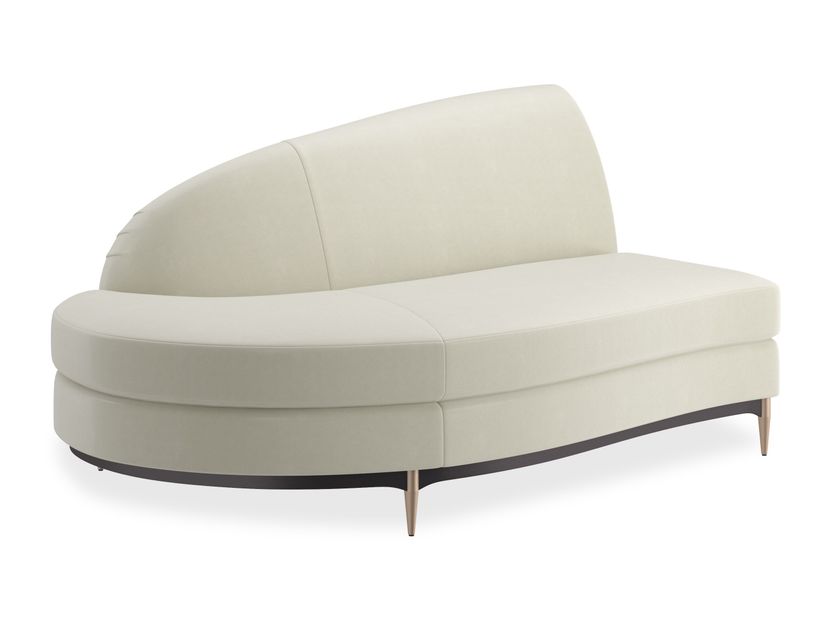 Caracole
THREE'S COMPANY LAF
2 seater curved velvet sofa