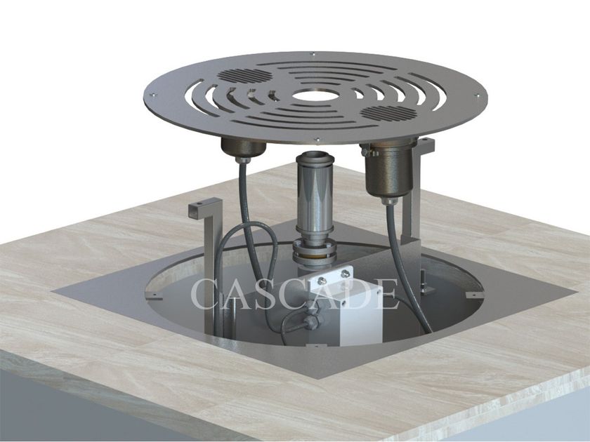 CASCADE
SMART DRY SYSTEM
Floating stainless steel Floor fountain