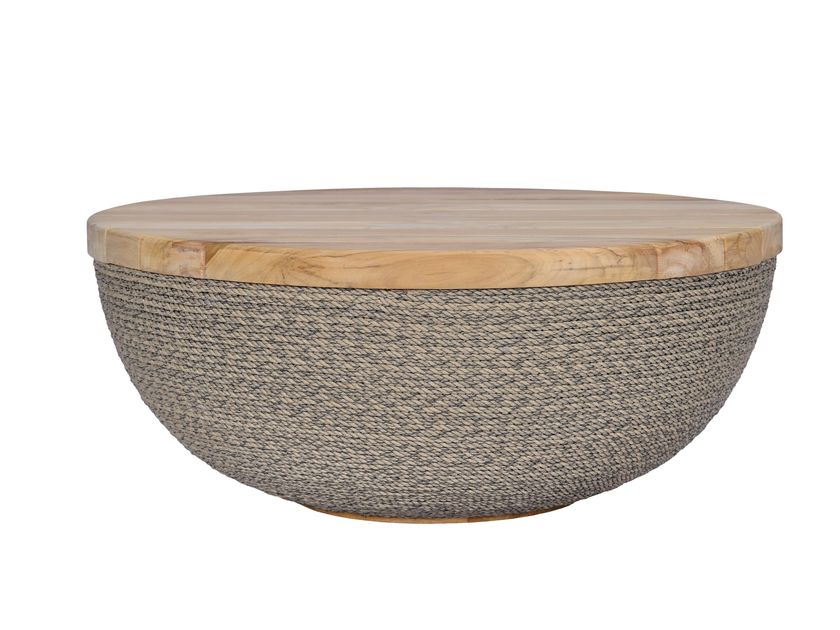 CBdesign
NAVY BOWL
Low round solid wood garden side table