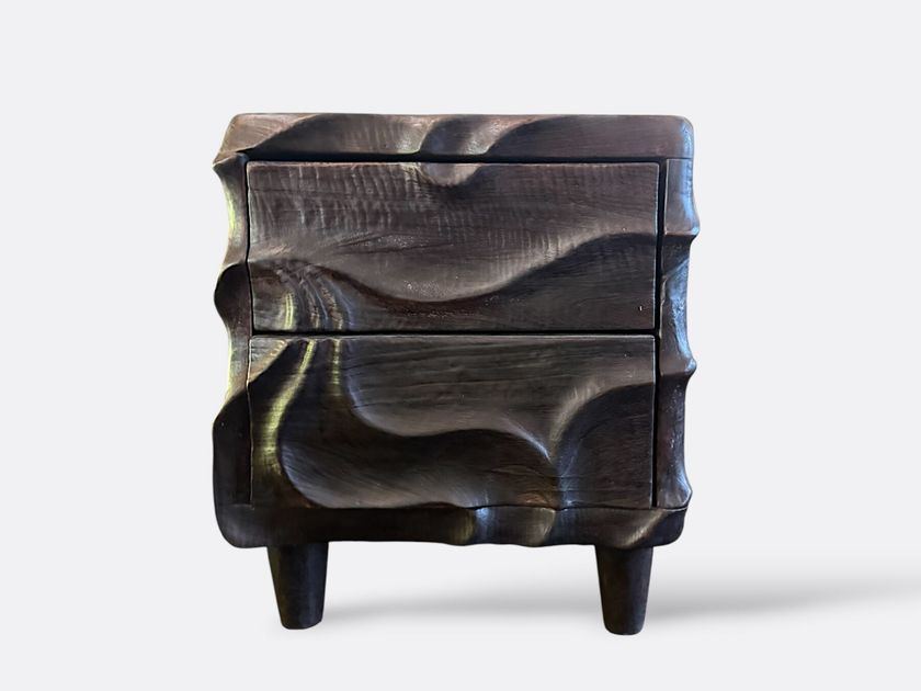 Cokoha
YSÉE
Square teak bedside table with drawers