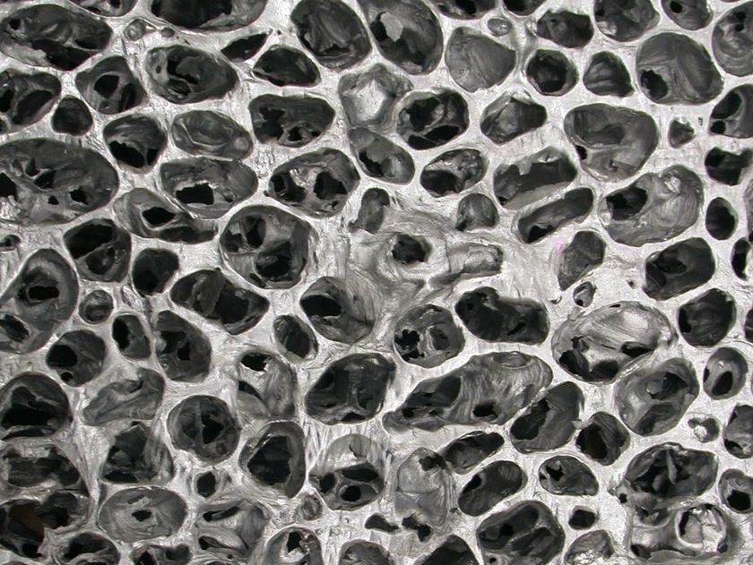 Cymat Technologies Ltd
ALUSION™ - LARGE CELL AL-25.4-LG-1S
Stabilized aluminum foam large cell panel