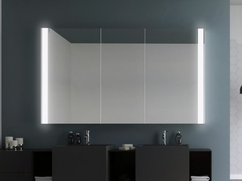DDL
NEW YORK
Wall-mounted mirror with cabinet and integrated lighting