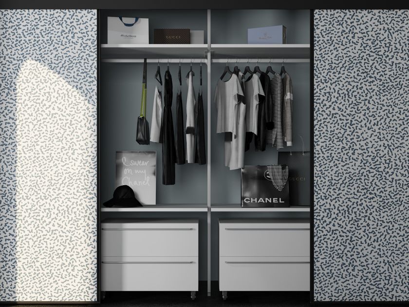 De Rosso
ALIANTE
Walk-in wardrobe custom-made in laminate