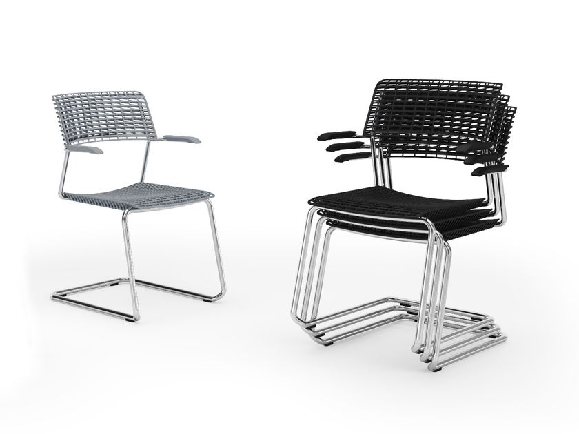 Diemmebi
CALA
Metal and recycled polypropylene cantilever chair