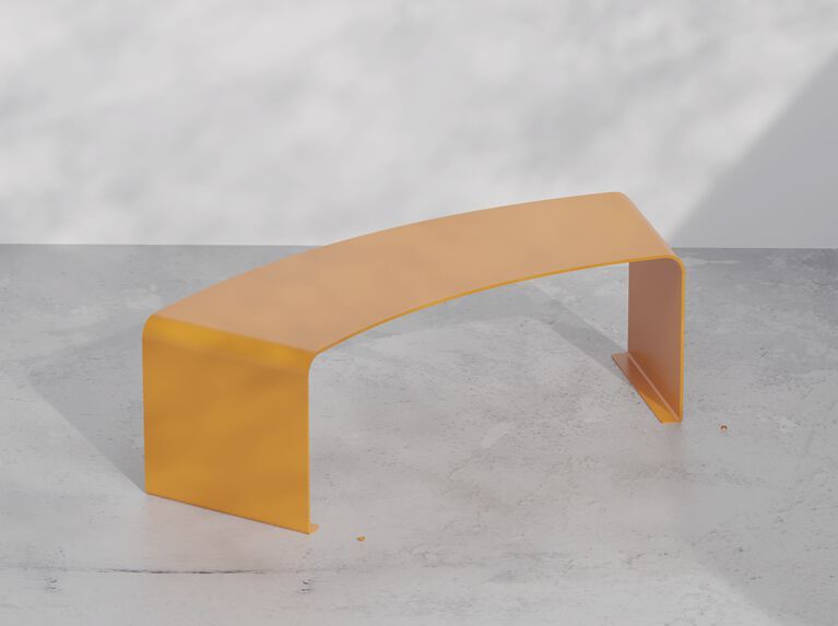 DIMCAR
THIN
Curved galvanized plate bench