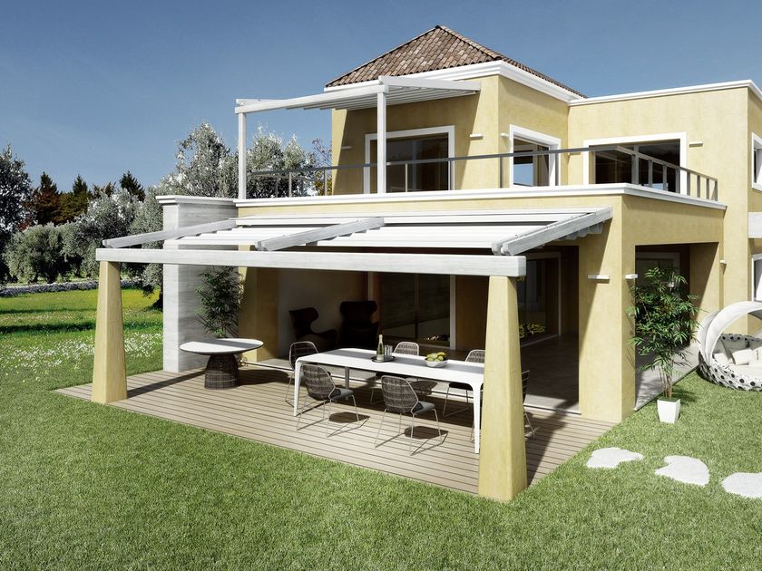 DIRELLO
TENDAL
Sloped roof with retractable fabric
