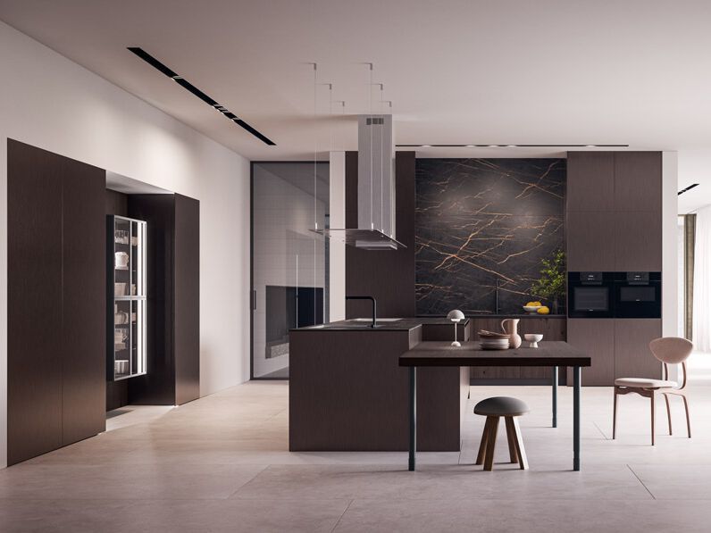 Doimo Cucine
D12 + D23
Fitted kitchen with island