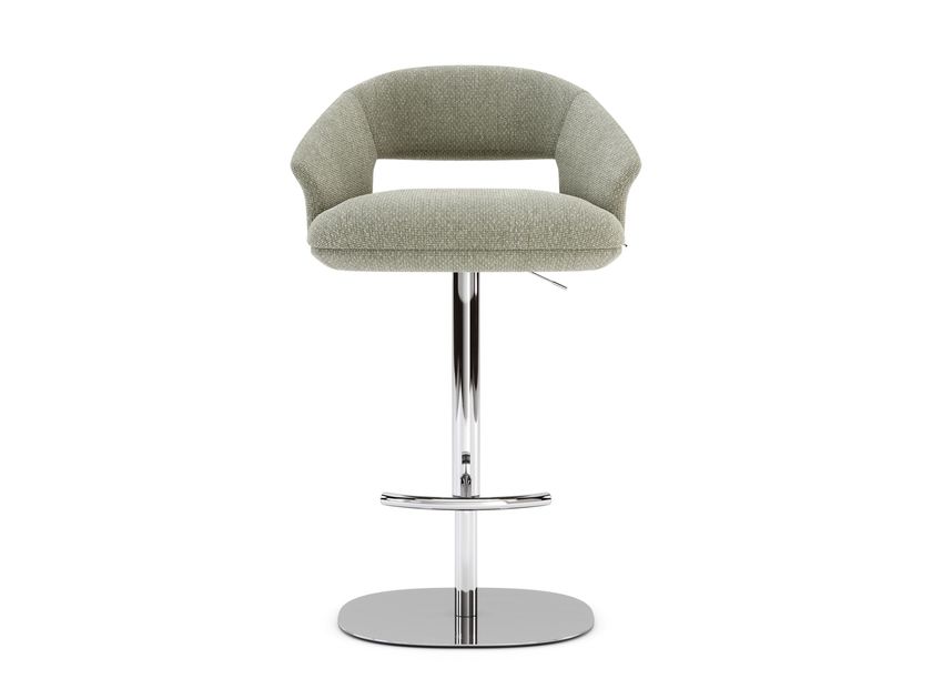 Domkapa
JERMAIN
High with pedestal base fabric stool