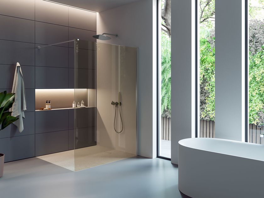 Duka
LIBERO 3000 COLOUR UP YOUR LIFE
Rectangular glass Walk in shower