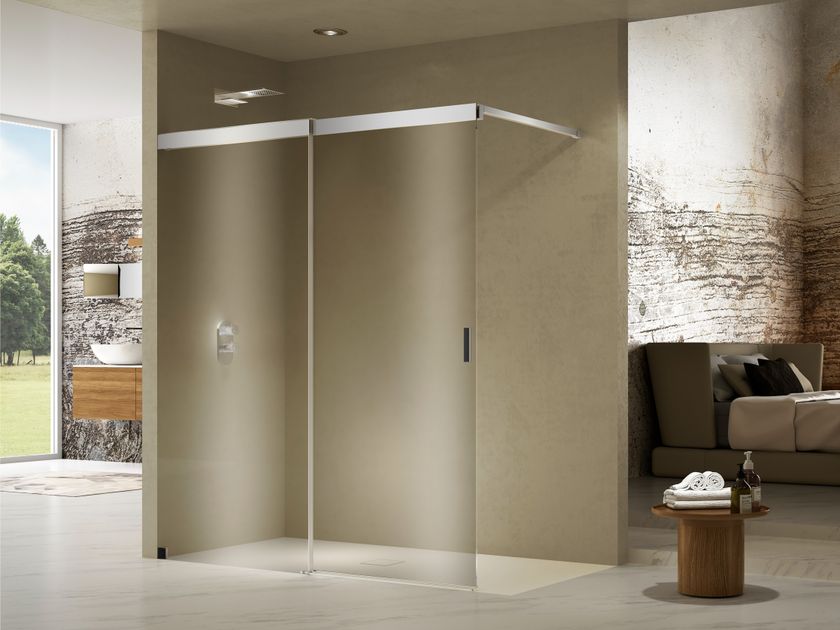 Duka
LIBERO 5000 INLAB
Corner rectangular crystal shower cabin with sliding door