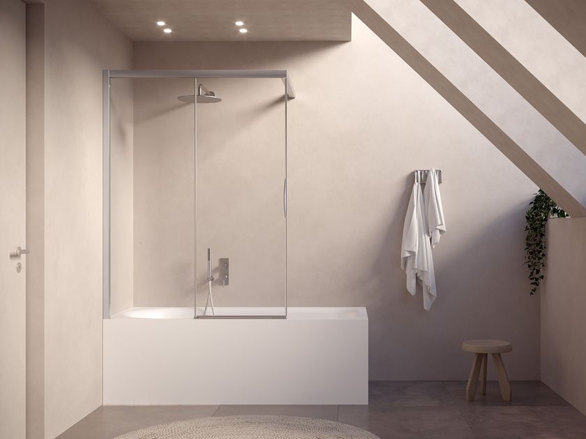 Duka
NATURA 4000
Sliding crystal bathtub wall panel