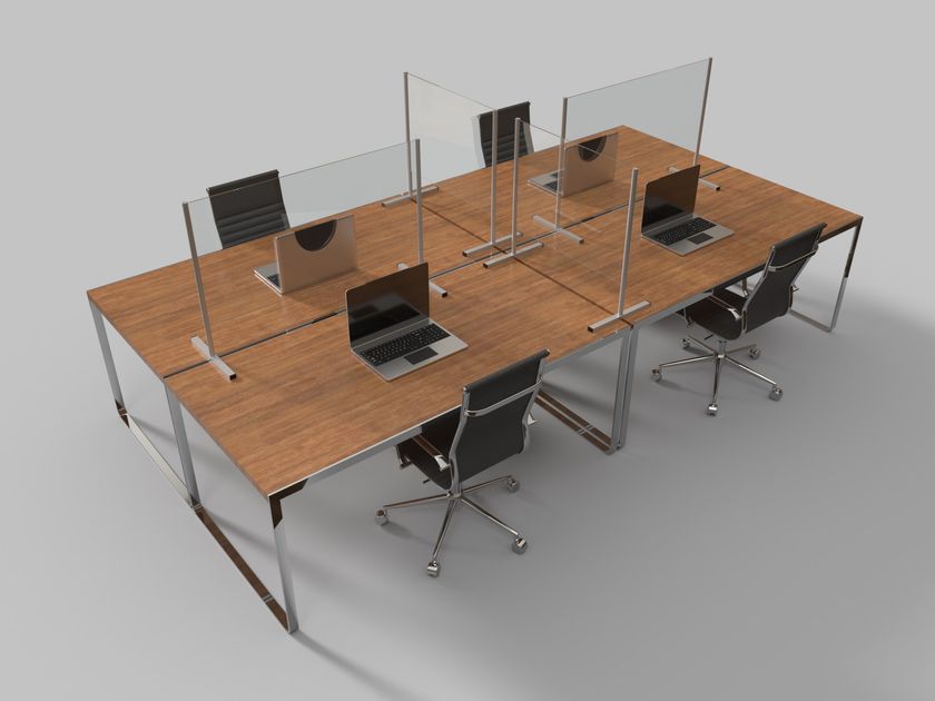 Duka
TUTARI
Glass and aluminium desktop barrier