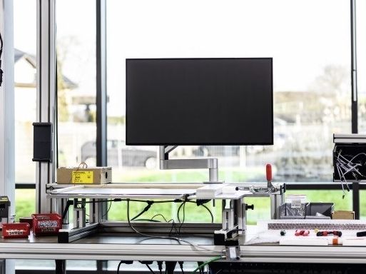 Durable
MONITOR MOUNT WITH ARM - THROUGH-DESK
Adjustable stand