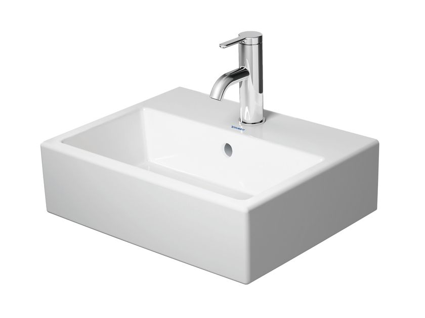Duravit
VERO AIR 072445
Rectangular countertop ceramic washbasin