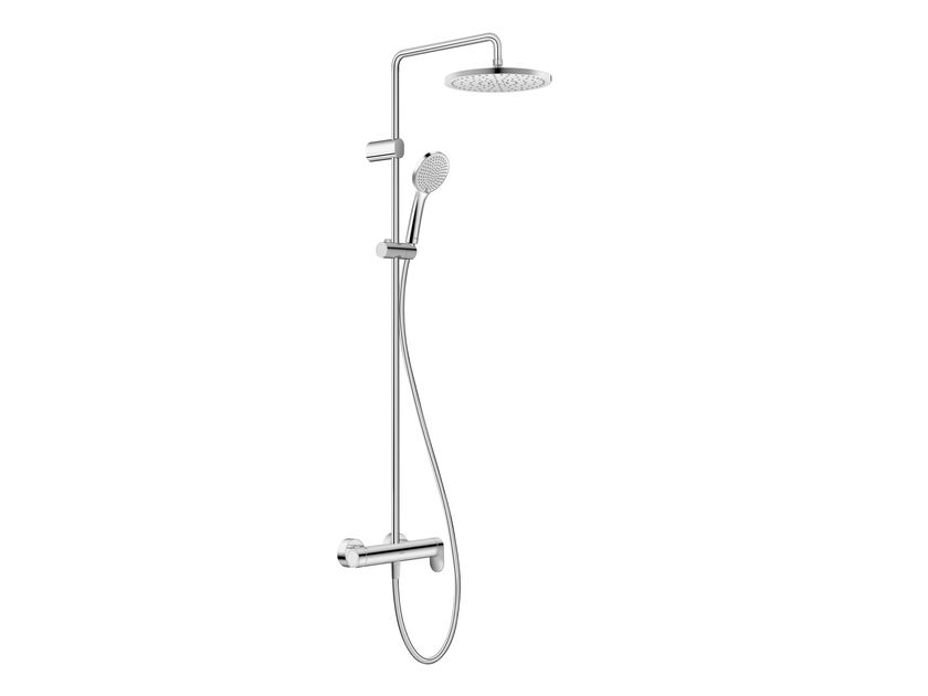 Duravit
WAVE WA4280007
Wall-mounted shower panel with hand shower